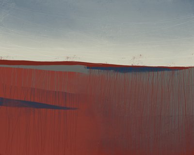 Red Earth Horizon by MANSI SAXENA