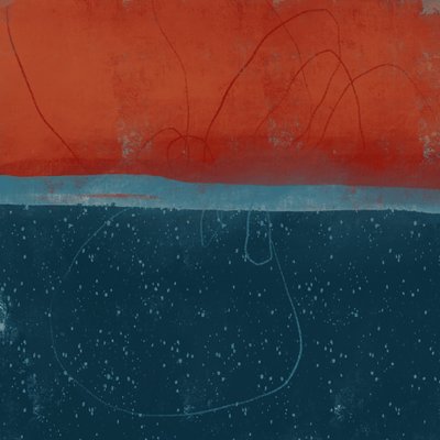 Serene Abstract Horizon by MANSI SAXENA