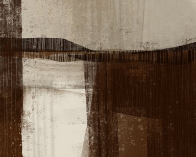 Serene Abstract Landscape by MANSI SAXENA