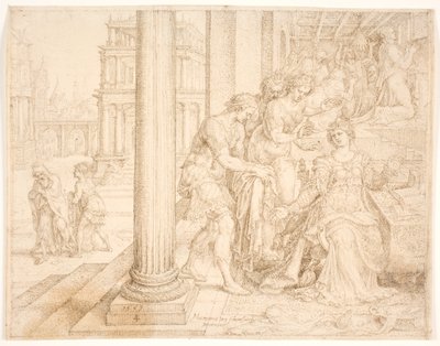 Esther Preparing to Intercede for the Jews by Maarten van Heemskerck