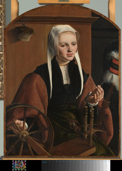 Portrait of a Woman, possibly Anne Codde by Maarten van Heemskerck
