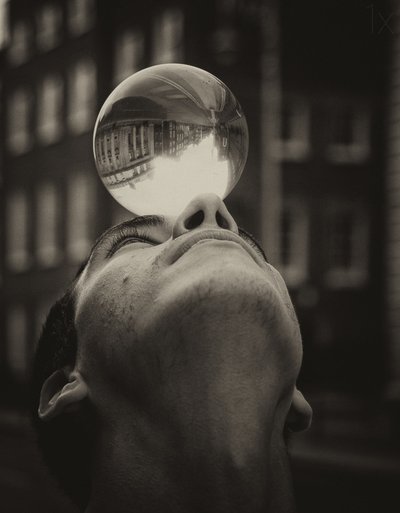 Balancing Crystal Ball Reflection by Maciej Przeklasa