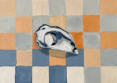 Oyster Shell Checkers by Madison Phipps