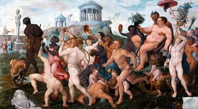 The Triumphal Procession of Bacchus by Maarten Jacobsz van Heemskerck by Maerten van Heemskerck