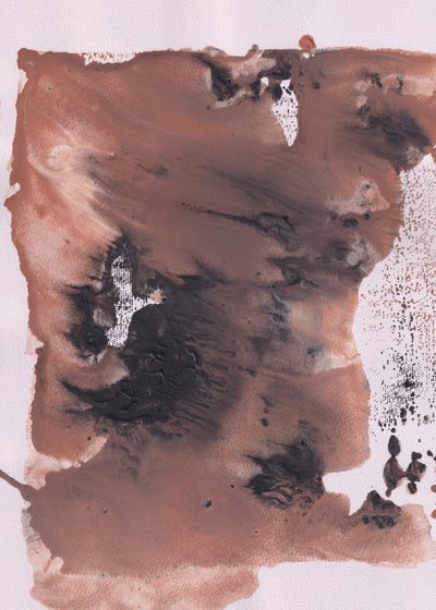 Fluid Earthy Abstract by Maira Ribena