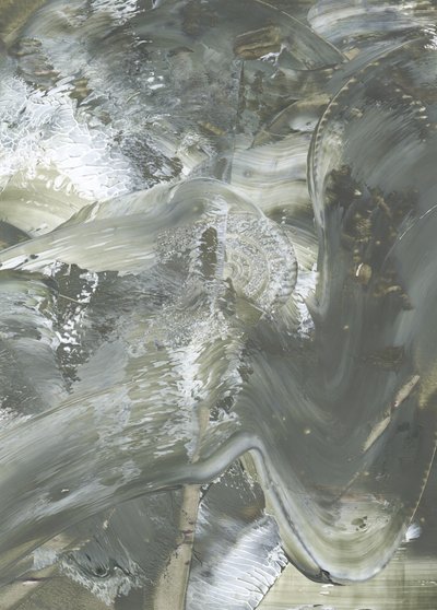 Fluid Grey Green by Maira Ribena