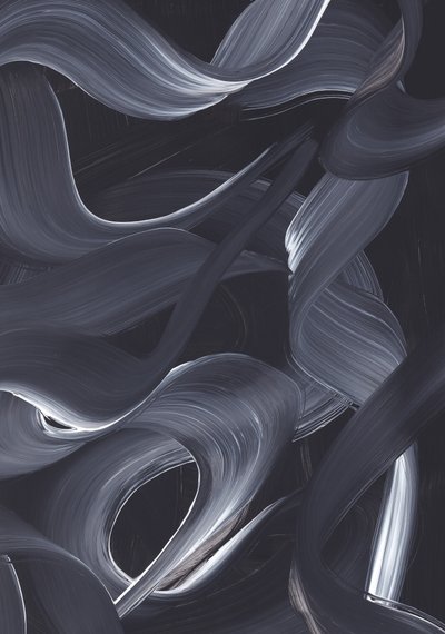 Fluid Monochrome Curves by Maira Ribena