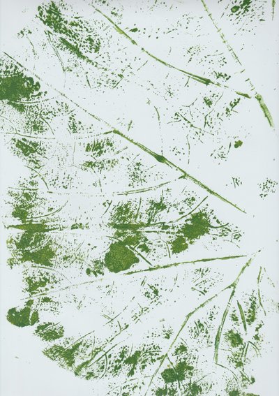 Green Leaf Impression by Maira Ribena
