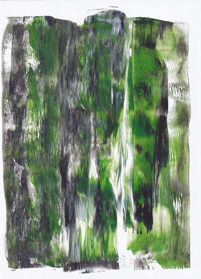 Lush Green Abstraction by Maira Ribena