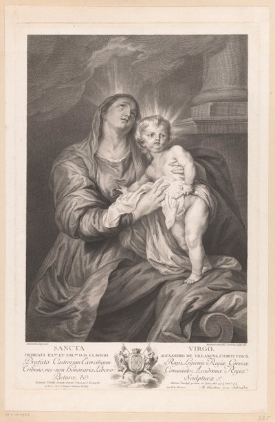 Mary with the Christ Child by Manuel Salvador Carmona