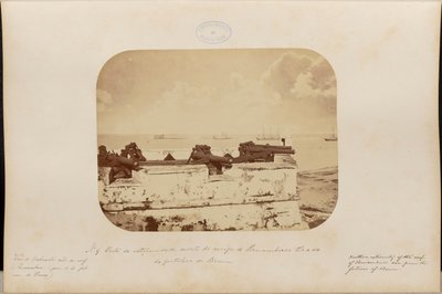 View from the Northern End of the Reef of Pernambuco Taken from the Fort of Brum by Marc Ferrez