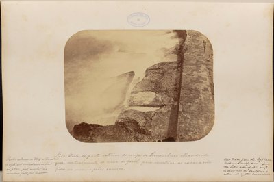 View from the Exterior of Recife, Pernambuco, Looking Vertically from the Lighthouse to Show Excavations by Marc Ferrez