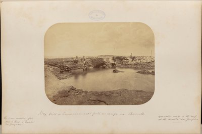 View of an Excavation Made on the Reef at Barreta by Marc Ferrez