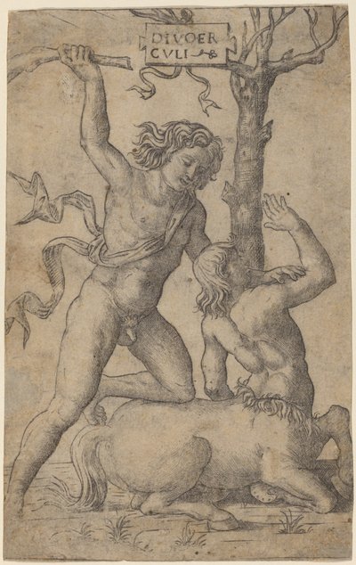 Hercules and Nessus by Marcantonio Raimondi