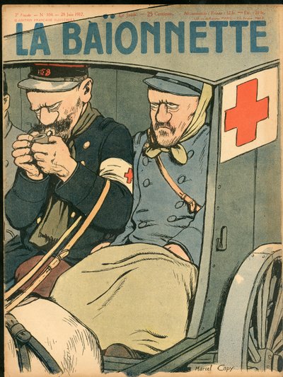 Cover of La Baionnette, Satirical in Colors by Marcel Amable O.L. Capy
