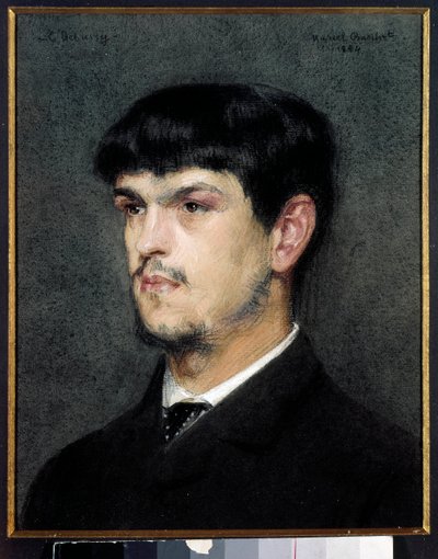 Portrait of the French Composer Claude Debussy by Marcel Andre Baschet
