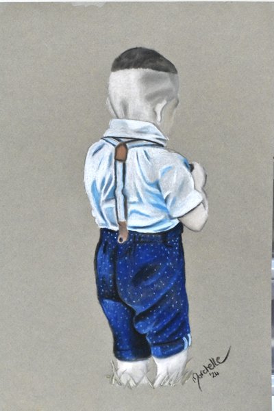 Boy in Suspenders by Marchelle de Kock