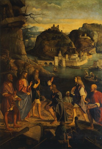 Panel depicting the Vocation of Zebedee