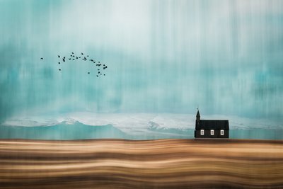 Dreamy Church Landscape by Marcus Hennen