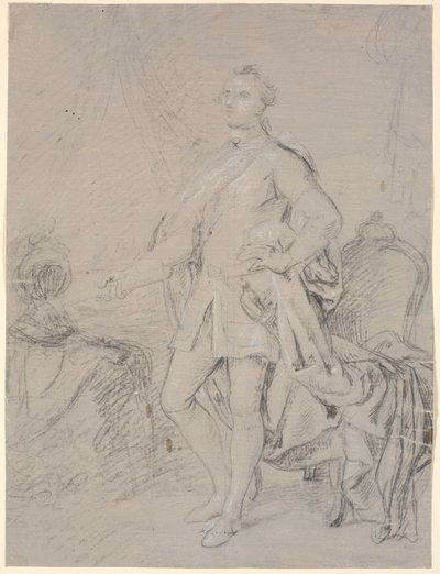 Draft for a Full-Length Portrait. Preliminary Work for Chr. VI