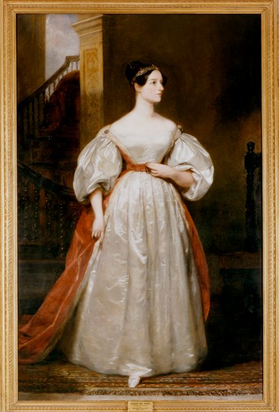 Countess Augusta Ada Lovelace, English Mathematician and Writer by Margaret Carpenter
