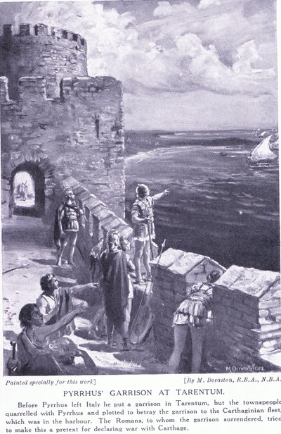 Pyrrhus Garrison at Tarentum by Margaret Dovaston
