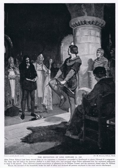 The deposition of King Edward II AD1327 by Margaret Dovaston