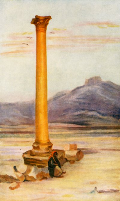 Solitary Column, Palmyra by Margaret Thomas
