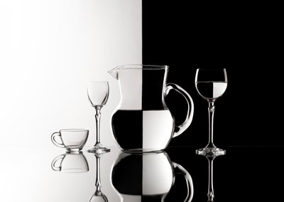 Clear Glass Contrast by Margareth Perfoncio