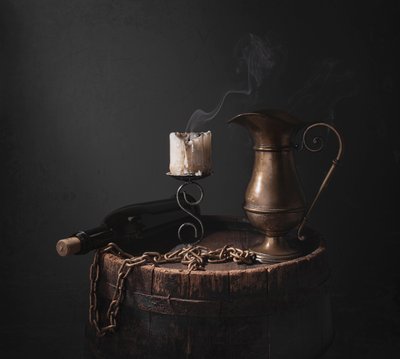 Dark Rustic Still Life by Margareth Perfoncio