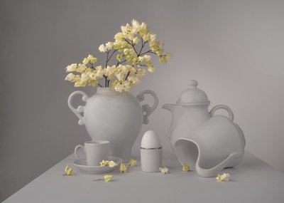 Elegant Floral Still Life by Margareth Perfoncio