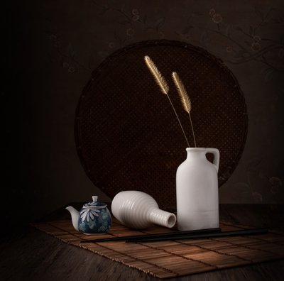 Japanese Tea Still Life by Margareth Perfoncio