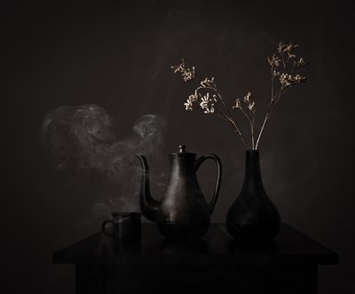 Moody Tea Time by Margareth Perfoncio