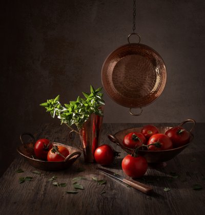 Rustic Copper Still Life by Margareth Perfoncio