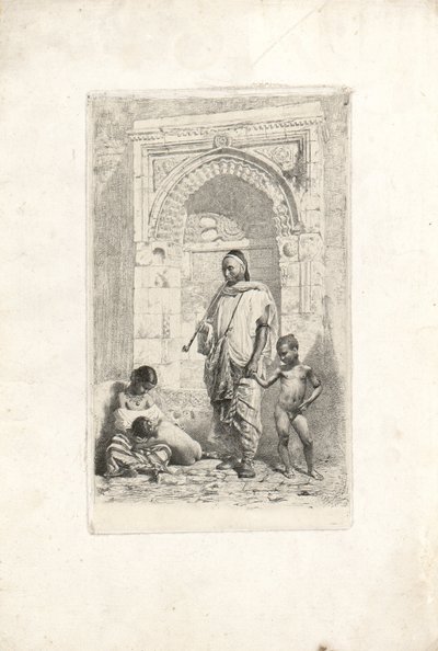 Moroccan Family by Marià Fortuny Marsal