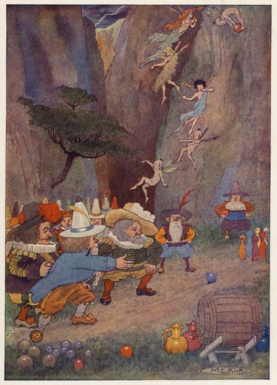 Illustration for the Story of Rip Van Winkle by Maria Louise Kirk