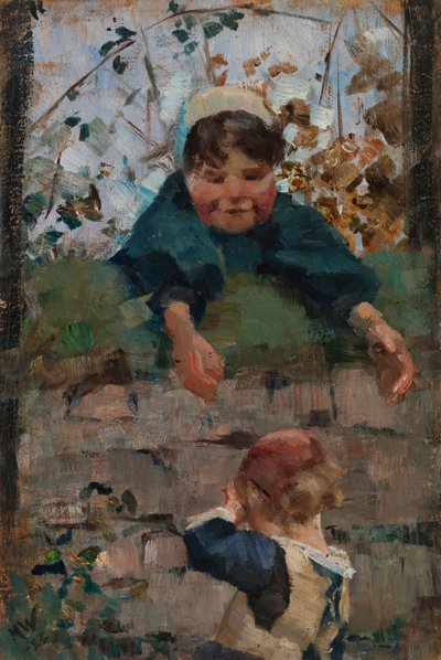 Farewell, study for "The Obstacle" by Maria Wiik