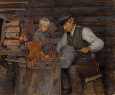 In the Smithy by Maria Wiik