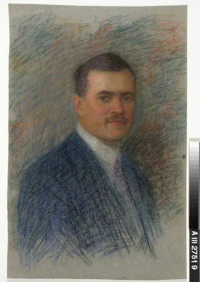 Portrait of a Man, Study by Maria Wiik