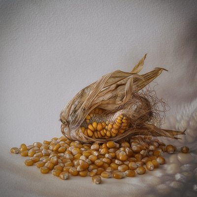Golden Corn Harvest by Marie-anne Stas