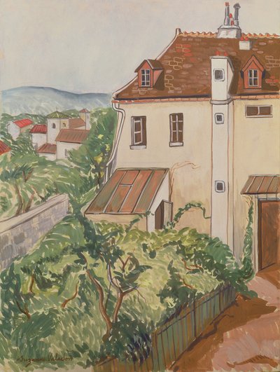 View of a Garden by Marie Clementine (Suzanne) Valadon