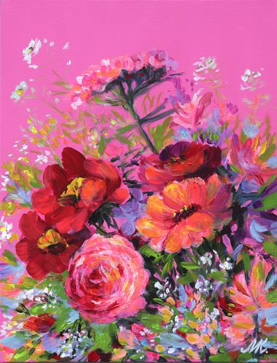 Vibrant Floral Bouquet by Marina Kozyr