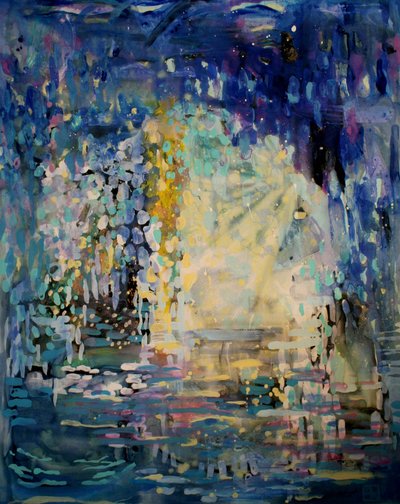 Vibrant Water Reflections by Marina Nelson