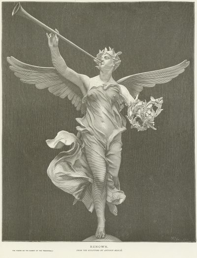 Allegory of Renown by Marius Jean Antonin Mercie