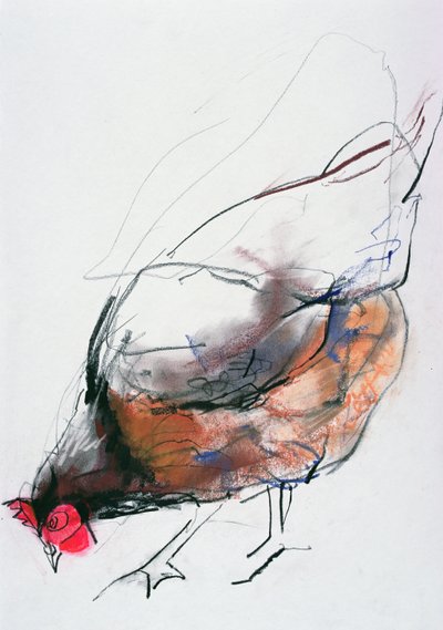 Feeding Hen, Trasierra by Mark Adlington