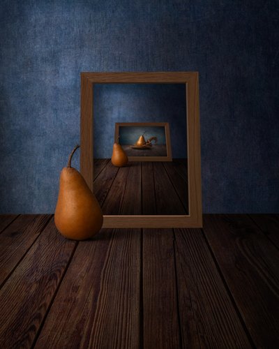 Infinite Pear Reflection by Marko Klavs