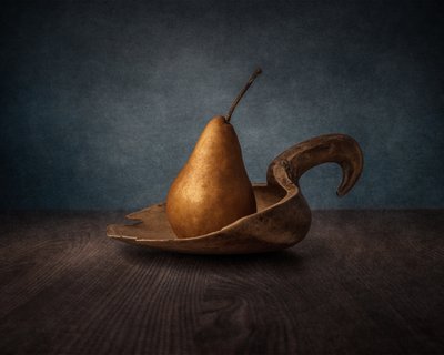 Rustic Pear Still Life by Marko Klavs