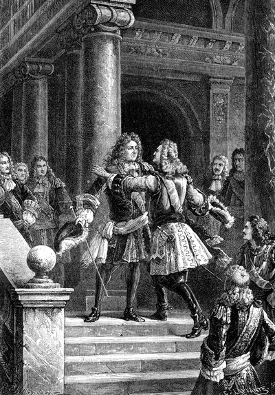 Meeting of Marshal Villars and Prince Eugène of Savoy in Rastadt by Marshal Villars