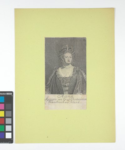Anne Queen of Great Britain, France, and Ireland by Martin Bernigeroth