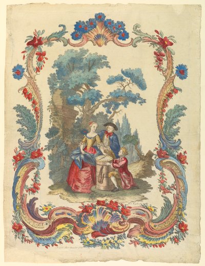 Three Figures Surrounding a Sundial by Martin Engelbrecht